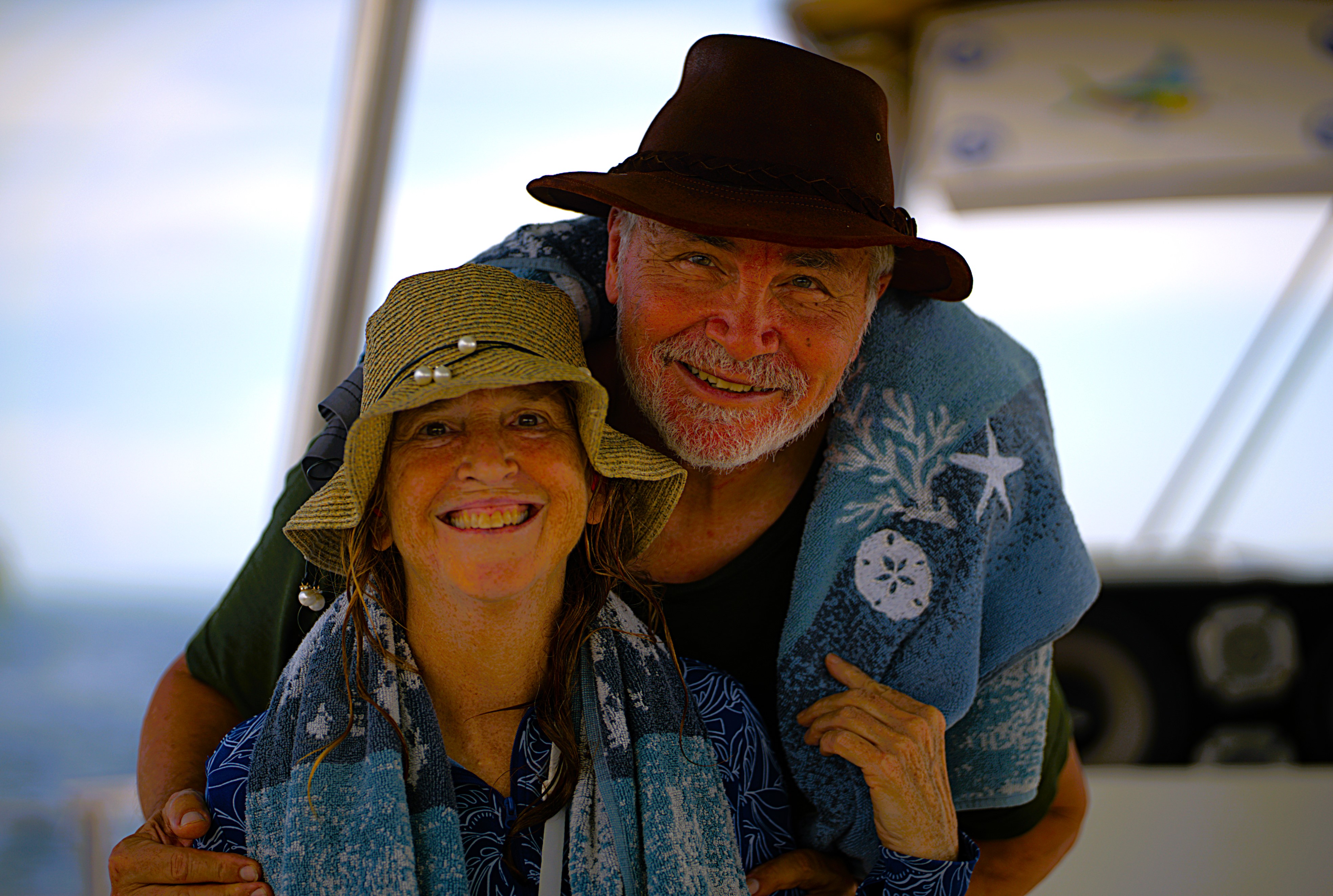 Guests enjoying the beach party